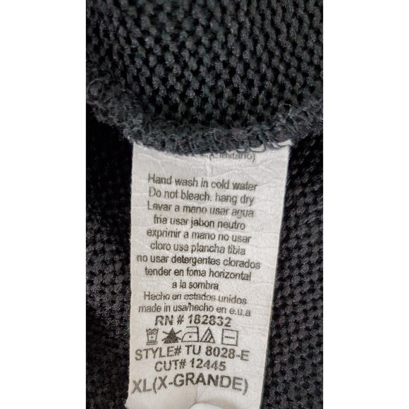 West Kei XL Waterfall Cardigan Black Cozy Sweater Soft Open Front Lace Back - Picture 7 of 7